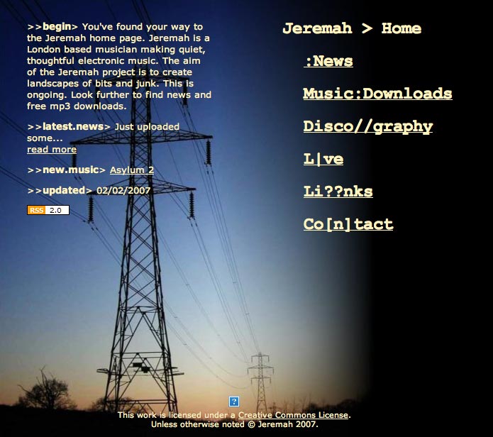 Jeremah homepage