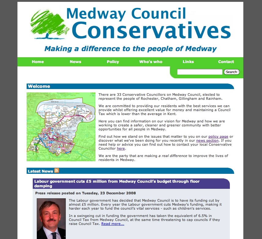 Medway Conservative Group homepage